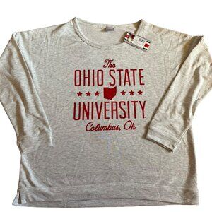 The Ohio State University Women's Sweater (XL) NWT, Gray w/ Scarlett lettering